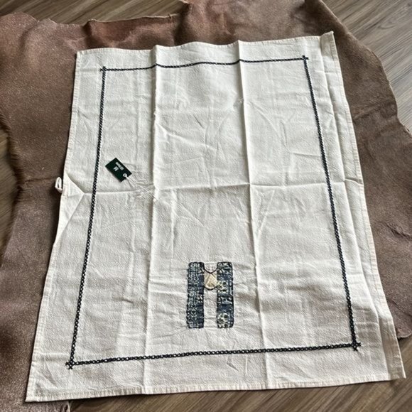 Kitchen Towel Patchwork Monogram Letter M - Picture 5 of 6